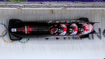 Mark Zanette competes in bobsleigh.