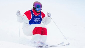 Maia Schwinghammer competes in freestyle skiing.