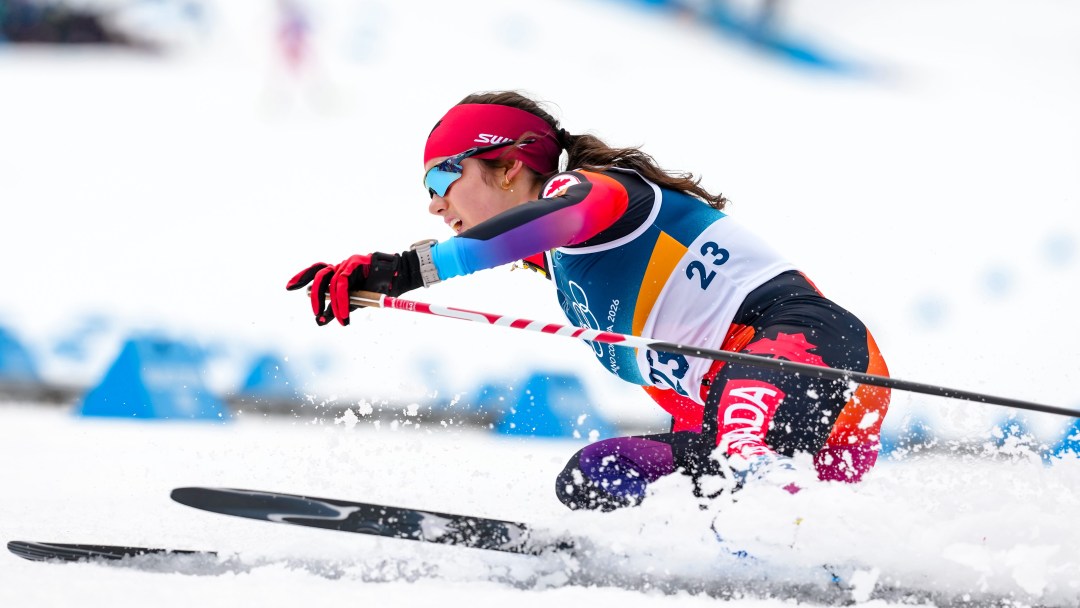 Alison Mackie competes in the women's 10km cross country interval start
