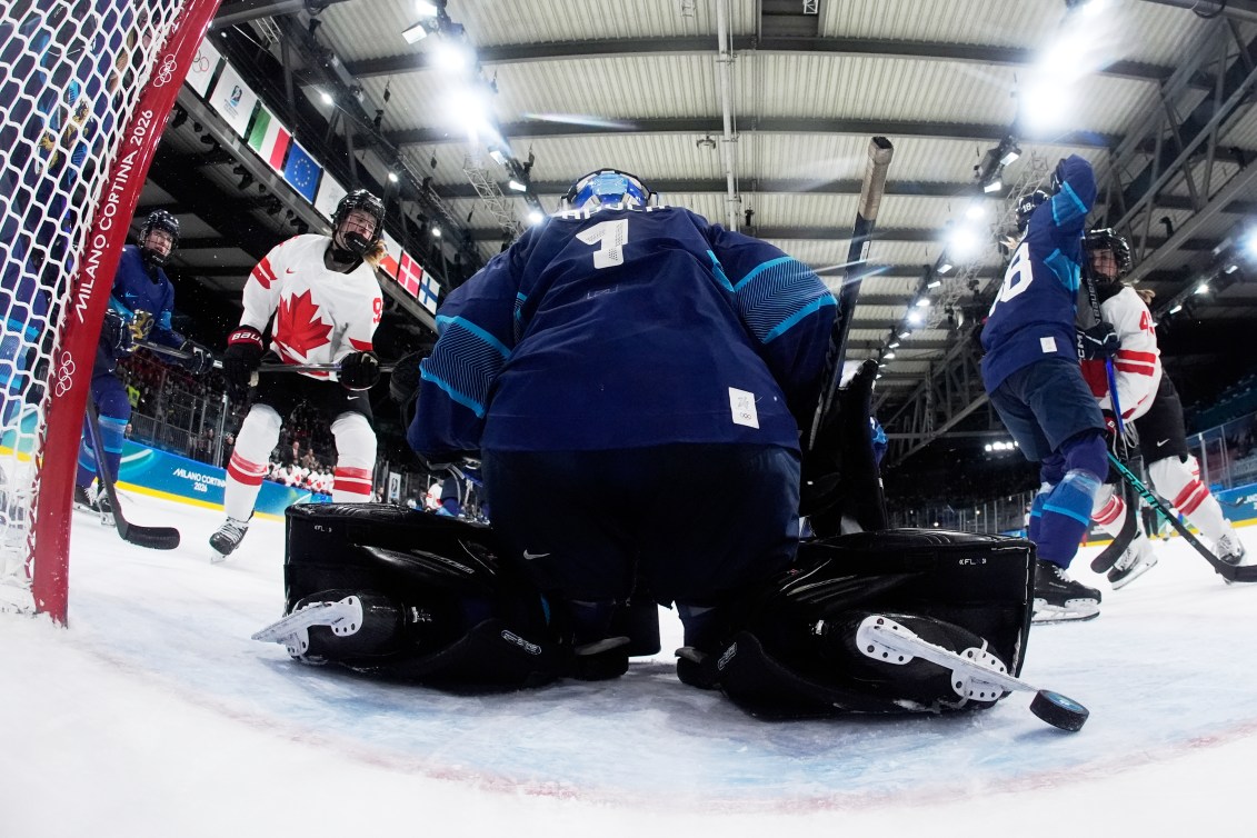 Daryl Watts scores against Finland