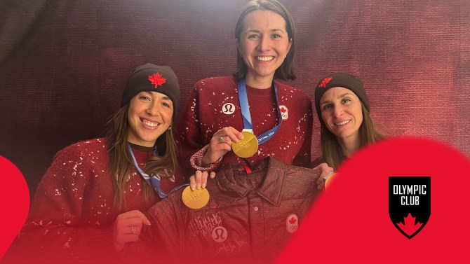 Win a Team Canada jacket signed by the gold medal–winning Women’s Team Pursuit team