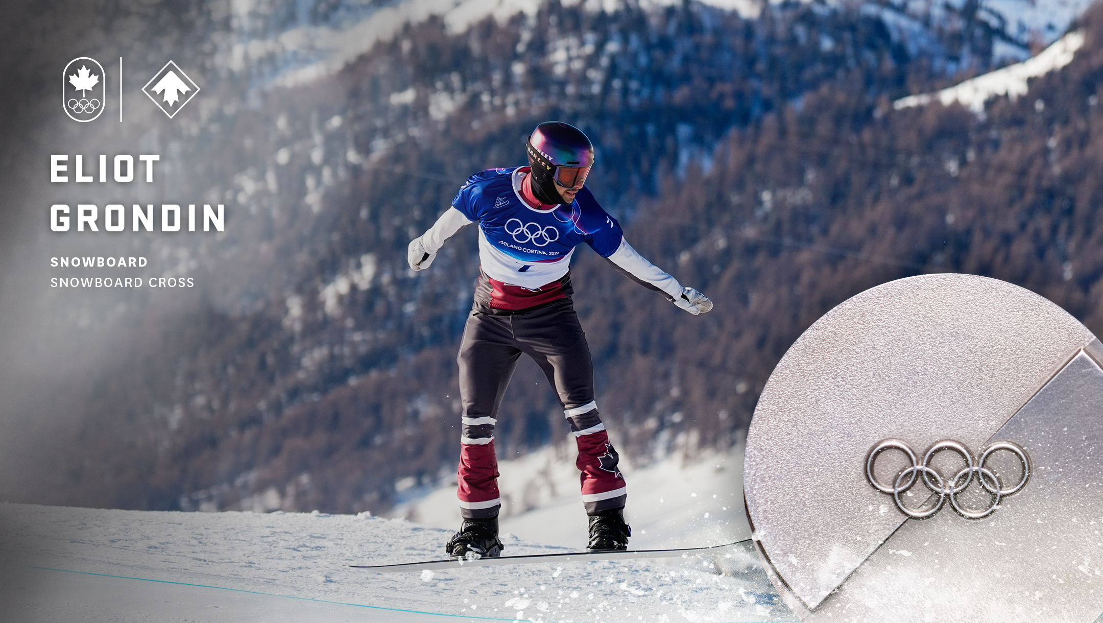 Grondin wins second straight Olympic silver in men's snowboard