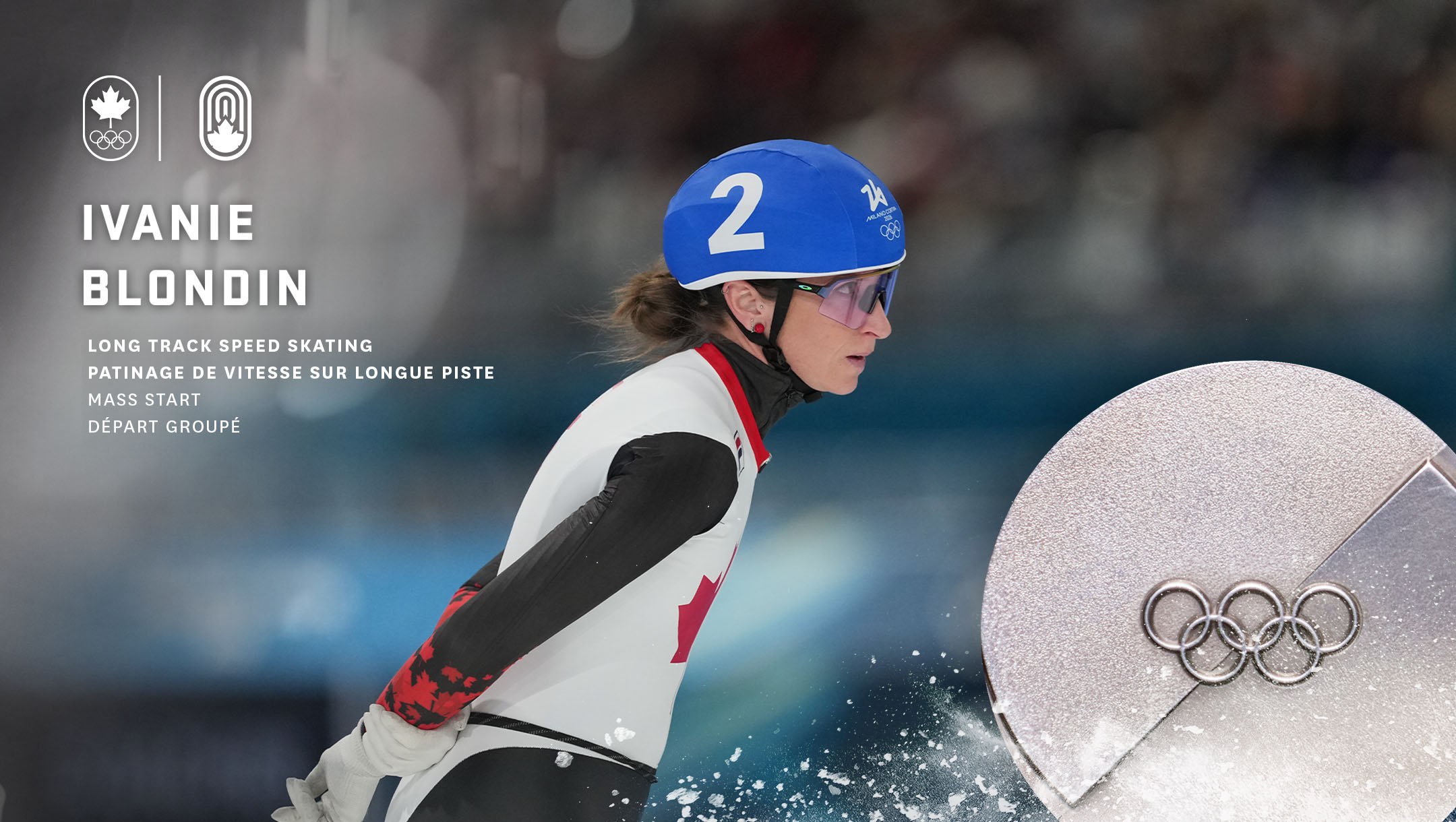 Blondin wins second straight Olympic silver medal in women's mass