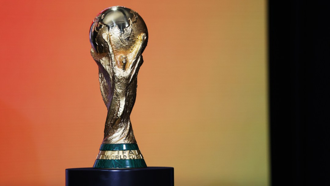 The FIFA World Cup trophy