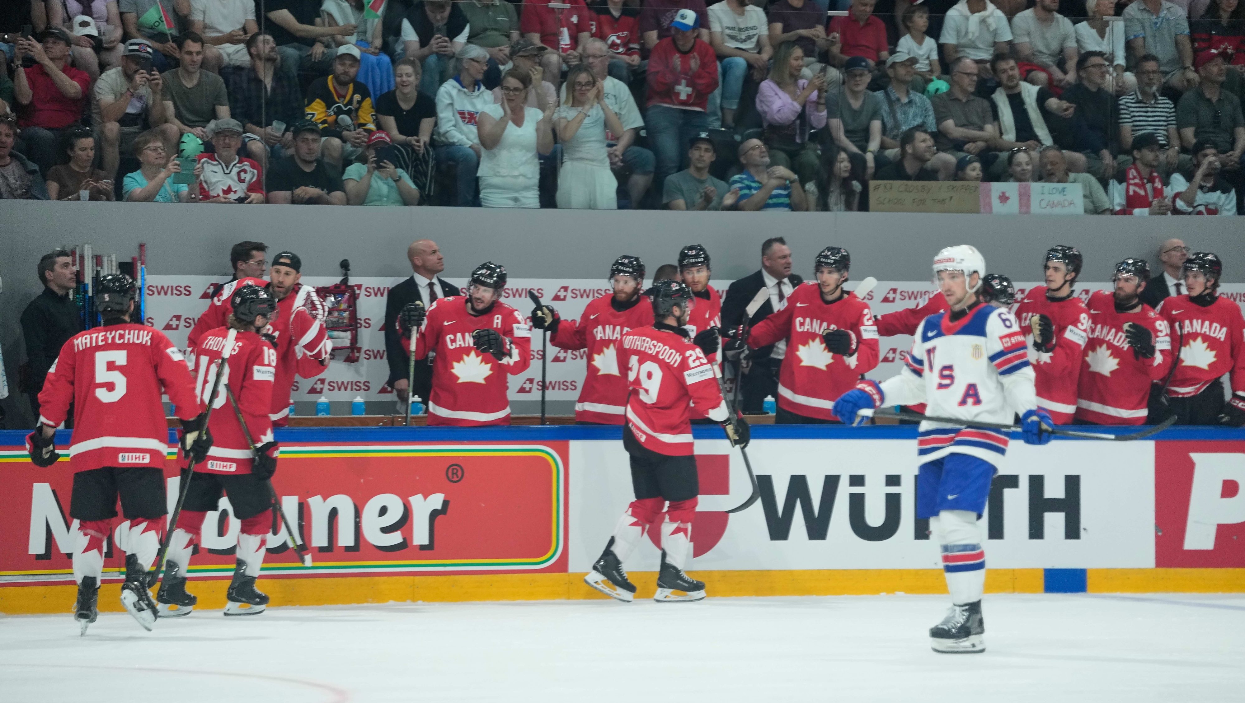 Canada celebrates quarter-final victory