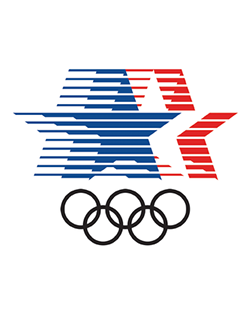Broche Pin's Jeux Olympiques Los Angeles 1984 - Athlète Saut En Hauteur - États-Unis