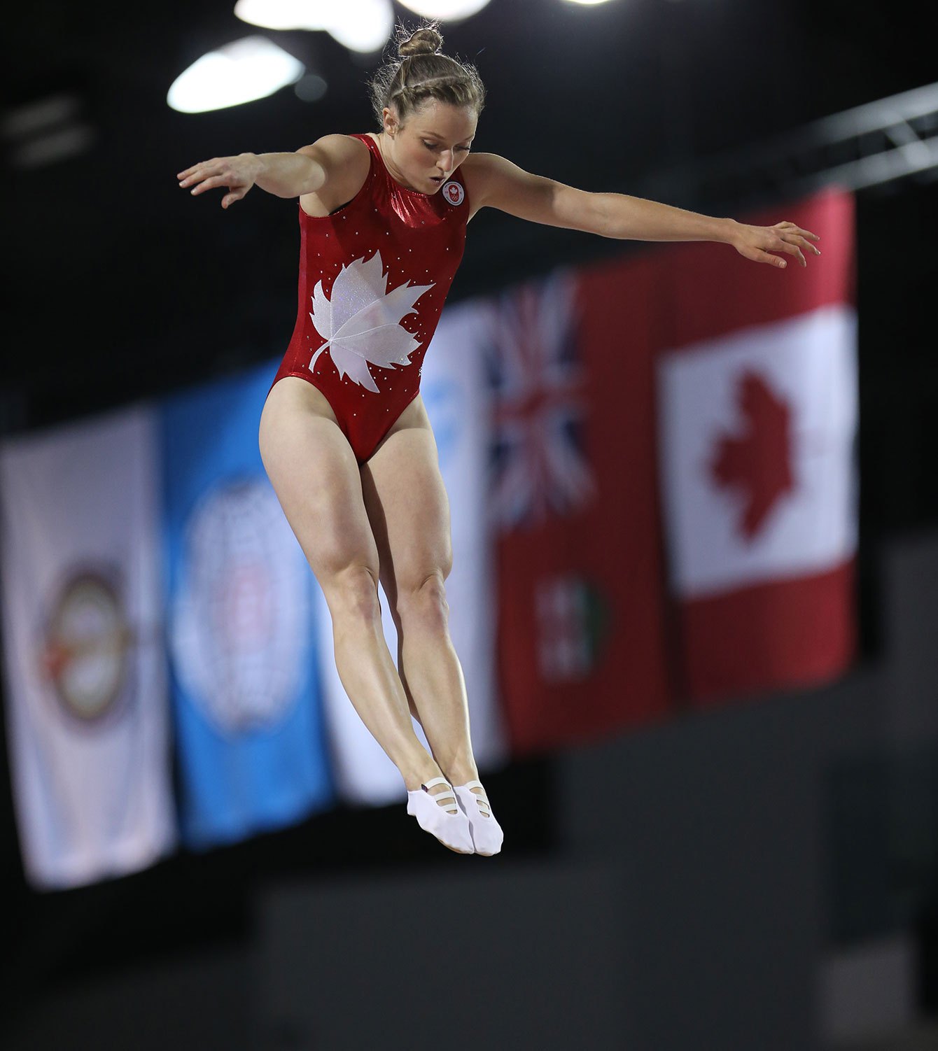 Rosannah MacLennan lors des Jeux panaméricains de Toronto 2015.