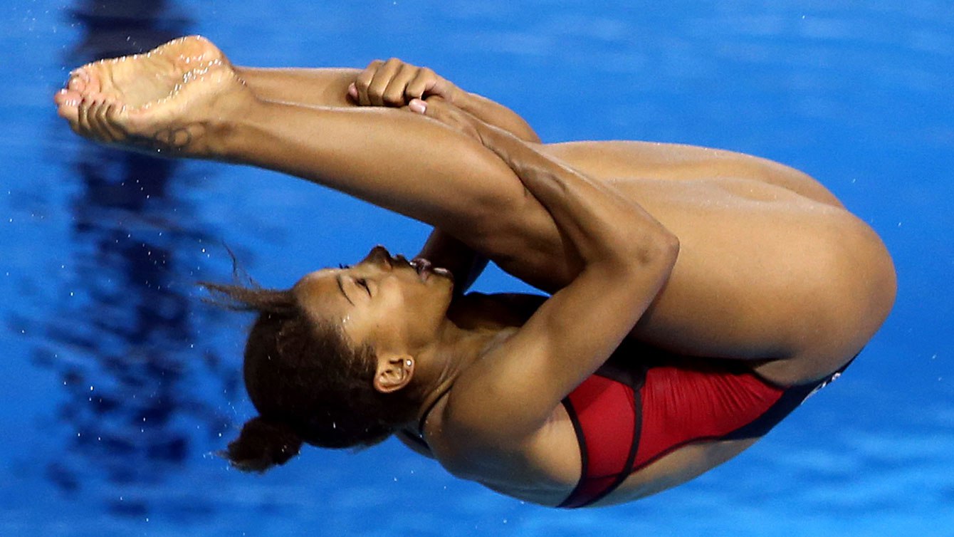 Jennifer Abel. Photo par Vaughn Ridley.