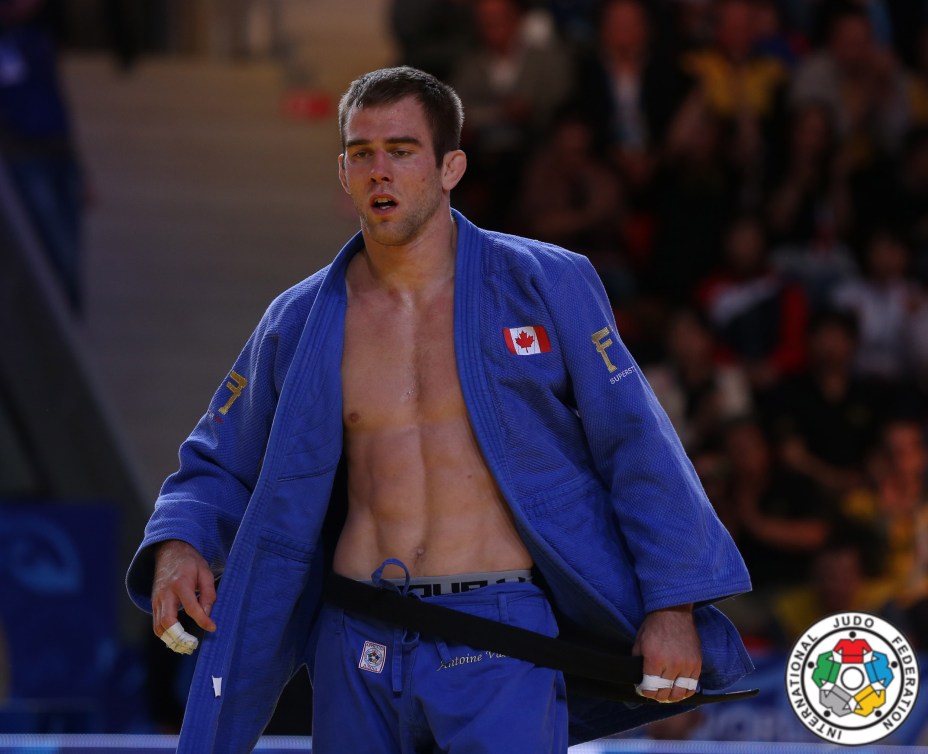 Antoine Valois-Fortier aux Championnats panaméricains à La Havane, le 30 avril 2016. (Photo : IJF)