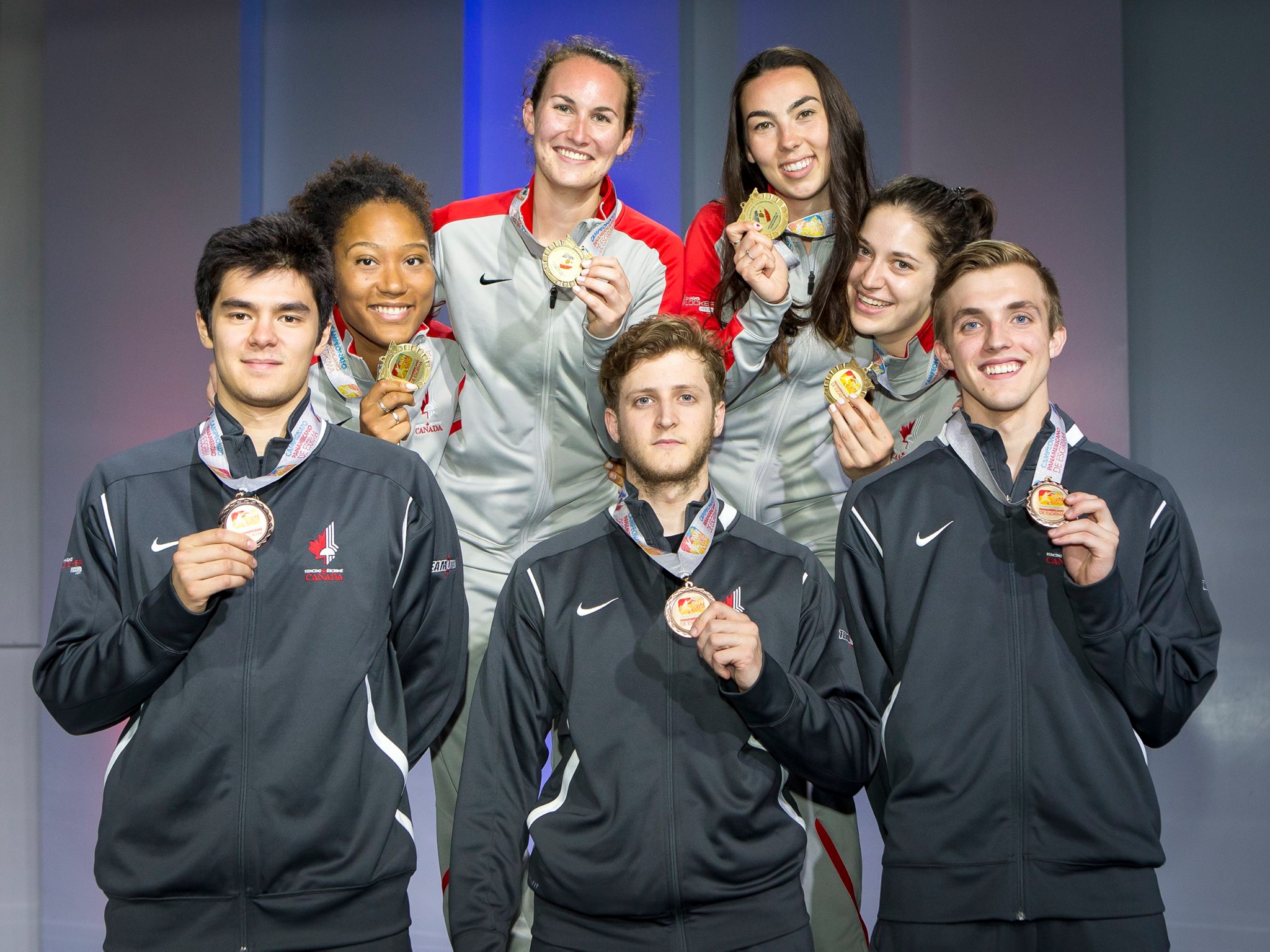 L'OR POUR L'ÉPÉE FÉMININE ET LE BRONZE POUR LE FLEURET MASCULIN AU CHAMPIONNAT PANAMÉRICAIN D'ESCRIME