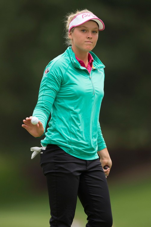 Brooke Henderson lors de la Classique de Portland, le 3 juillet 2016.