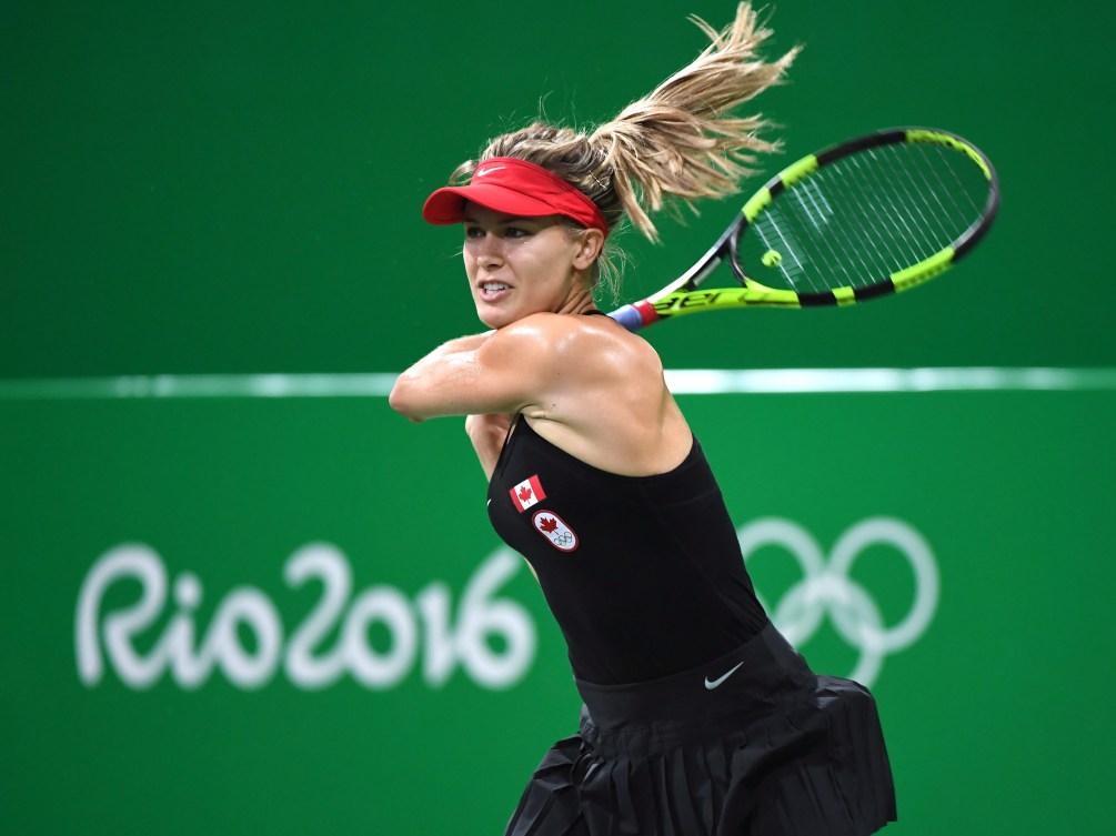 Eugenie Bouchard était en pleine possession de ses moyens face à la 22e raquette mondiale. 