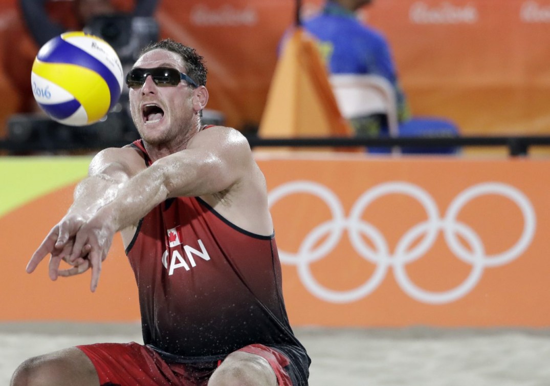 Josh Binstock aux Jeux olympiques de Rio, le 8 août 2016. (AP Photo/Marcio Jose Sanchez)