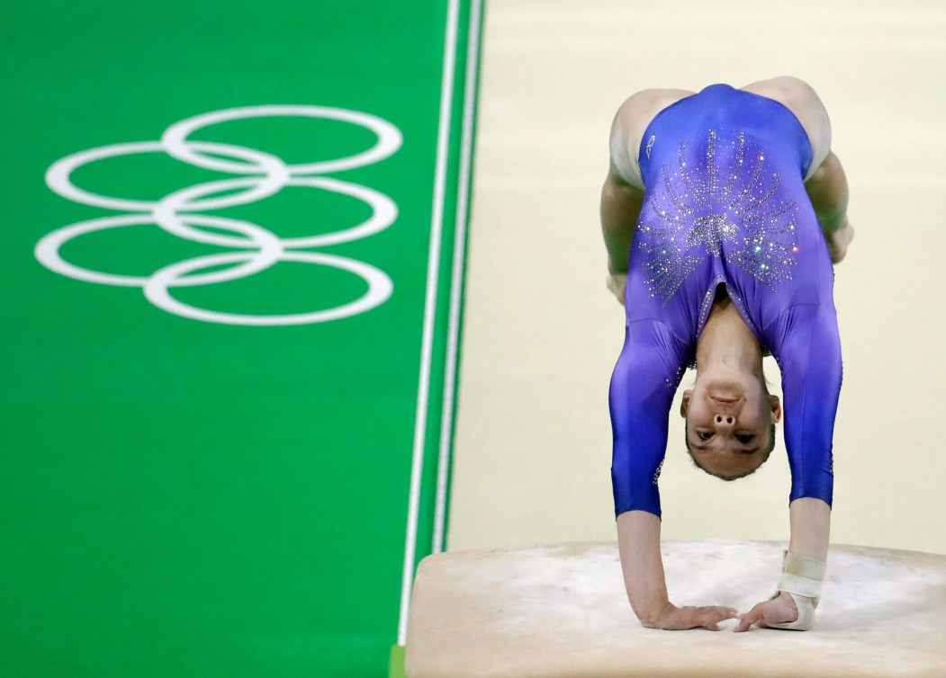 À 16 ans, la gymnaste canadienne Shallon Olsen participait à sa première finale olympique.