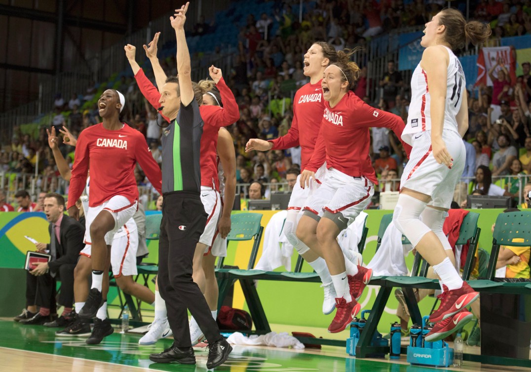 Tamara Tatham, Michelle Plouffe, Shona Thorburn et Katherine Plouffe