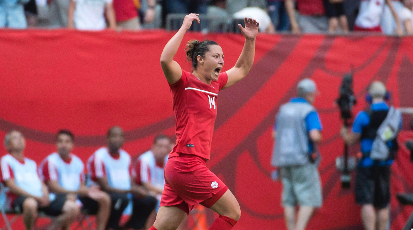 Tancredi en action face au brésil le 7 aout 2016 aux Jeux Olympiques.(Jonathan Hayward/CP)