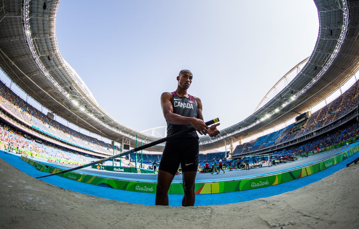 Damian Warner a réalisé son premier podium olympique, jeudi, à Rio (COC Photo/Mark Blinch).