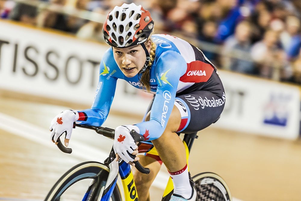 Jasmin Duehring à la Coupe du monde de Los Angeles, le 25 février 2017. (Photo : Velo Sports Centre)