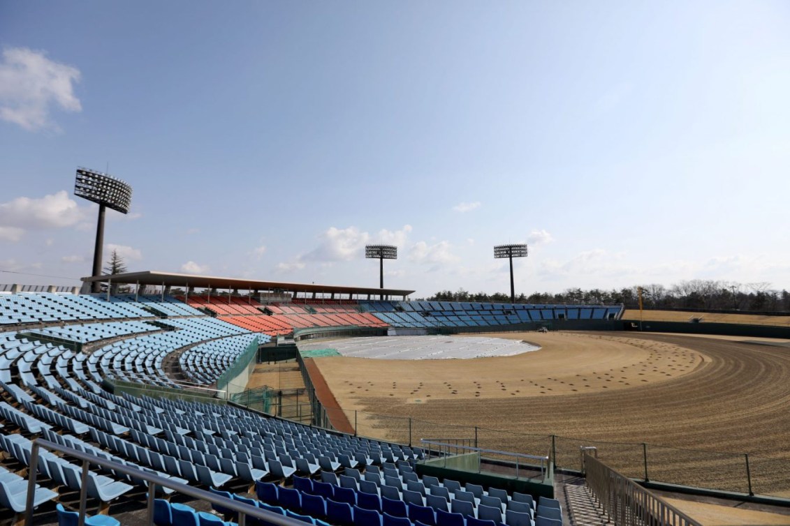 Stade de baseball Azuma de Fukushima (Photo courtoisie de Tokyo 2020)